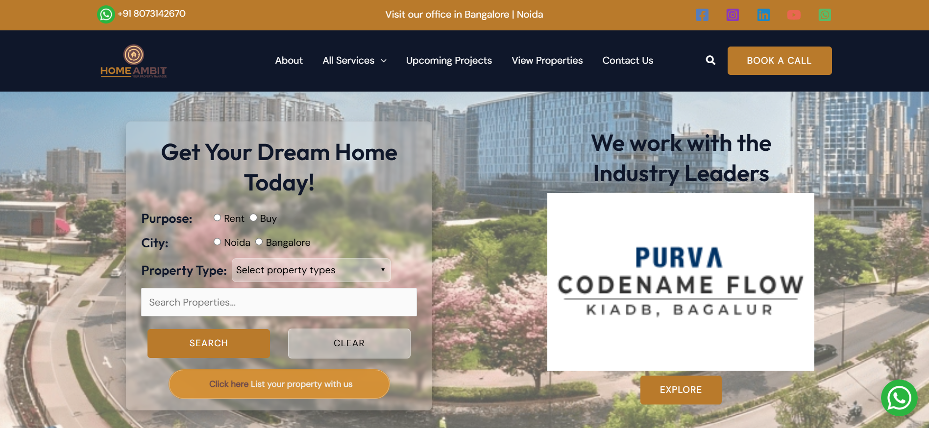 HomeAmbit — property rent and search platform